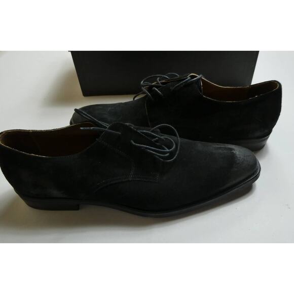 Mike Konos made in Italy black suede oxford shoes, size: 11 main image 4